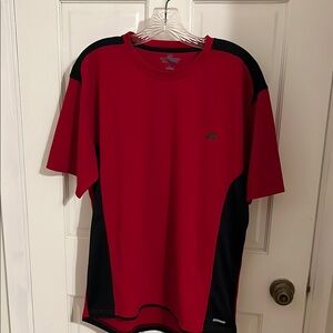Russell Athletic Red and Black Short Sleeve Tees